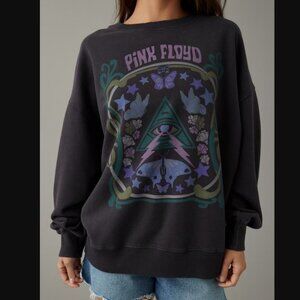 American Eagle Pink Floyd Black Graphic Sweatshirt \\ Size Large // Super Cozy